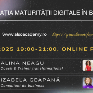 WORKSHOP Live "Viață & Business cu SENS și Rezultate" sesiune ONLINE unică (120 min)